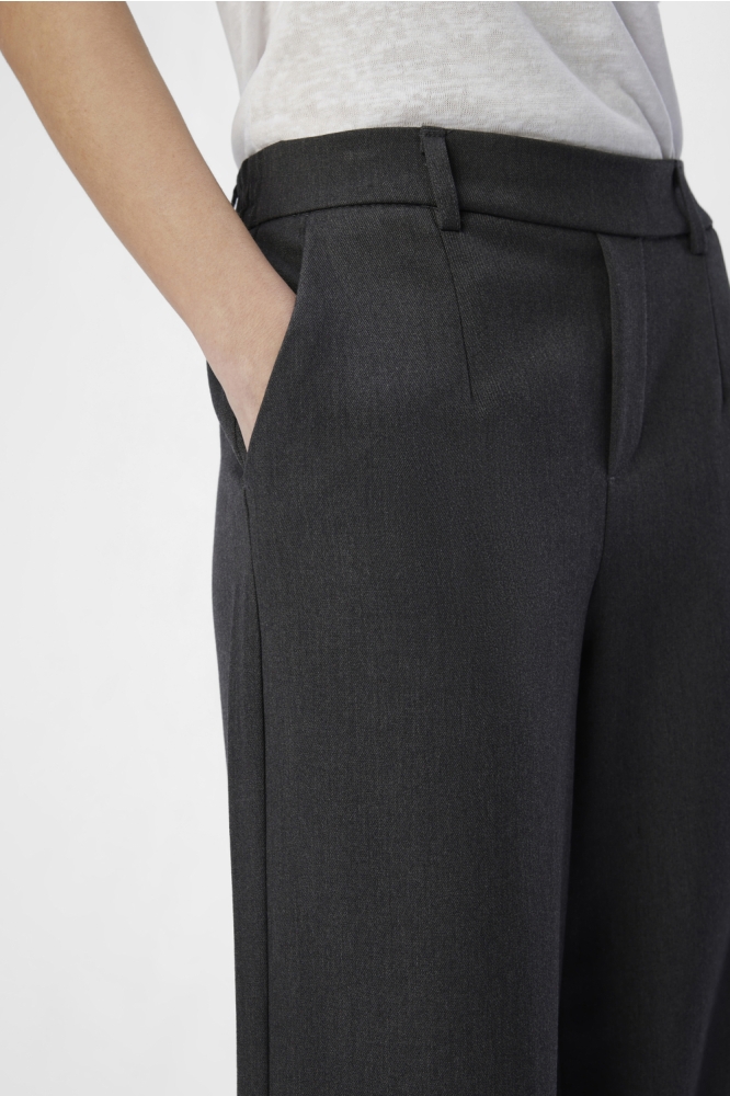 OBJLISA WIDE PANT NOOS 23037921 MEDIUM GREY MELANGE